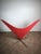 Vitra Heart-Shaped Armchair Verner Panton, 2003 Upholstery in very good condition No stains The fabric is frayed at the...