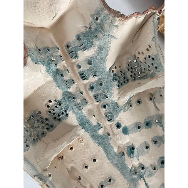 Rare Pair of Aldo Moroni Fanciful Contemporary Porcelain Building Wall Sculptures For Sale - Image 12 of 12