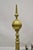 Antique Federal Faceted Brass Cannonball Branch Foot Cast Iron Andirons - a Pair. Item features a large impressive size,...