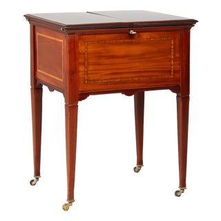 Early 20th Century Lawyers Coffin Serving Table, 1920s For Sale