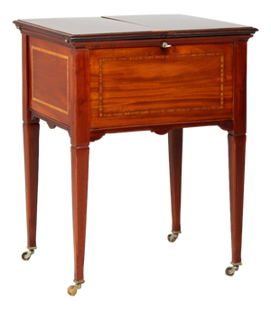 Early 20th Century Lawyers Coffin Serving Table, 1920s