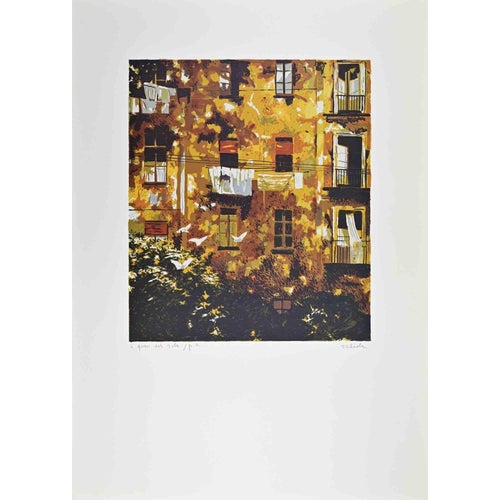 Antonio Saliola, The Steps of the Sun, Lithograph, 1990s For Sale