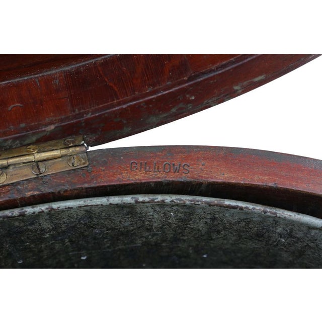 Antique Georgian Revival Inlaid Mahogany Cellarettes, 19th Century, Set of 2 For Sale - Image 9 of 12