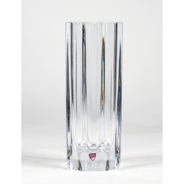 Crystal Vase from Orrefors, Sweden, 1990s For Sale - Image 9 of 10