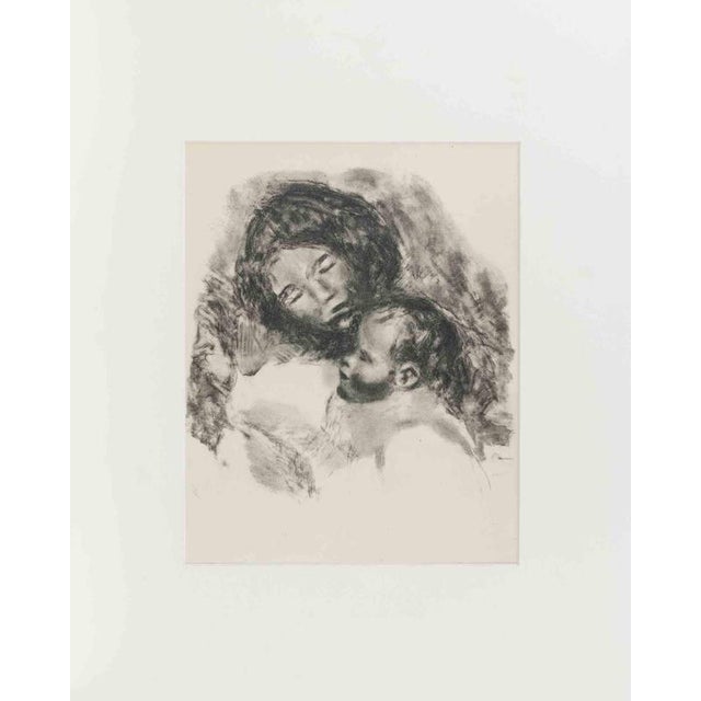Lithograph on brownish paper whose subject was realized by p.a. Renoir in 1912 ca . Signed in the plate. A later edition,...