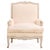 Pair of French Louis XV Style Painted and Carved Bergères, c.1910 For Sale - Image 4 of 5