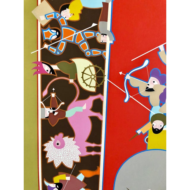 This is a mixed lithograph and serigraph silkscreen as per descriptions i read. this is not signed or numbered and is...