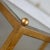 Chelsea House Jamie Merida Collection Iron Antique Gold Leaf Harlequin Side Table For Sale - Image 12 of 18