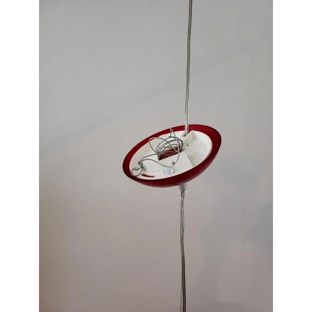 Red Hanging Light in Acrylic Glass by Laviani for Kartell For Sale - Image 8 of 9