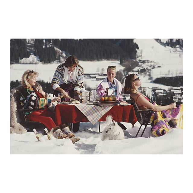Luxury in the Snow, Slim Aarons, 20th Century, Mountain Views For Sale
