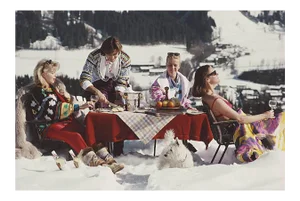 Luxury in the Snow, Slim Aarons, 20th Century, Mountain Views