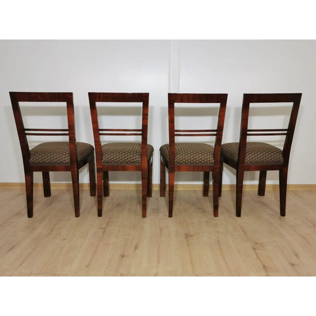 Art Deco Dining Chairs, Set of 4 For Sale - Image 4 of 18