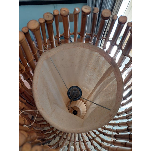 1960s Bamboo Floor Lamp by Franco Albini for Vivai Del Sud, 1960s For Sale - Image 5 of 8