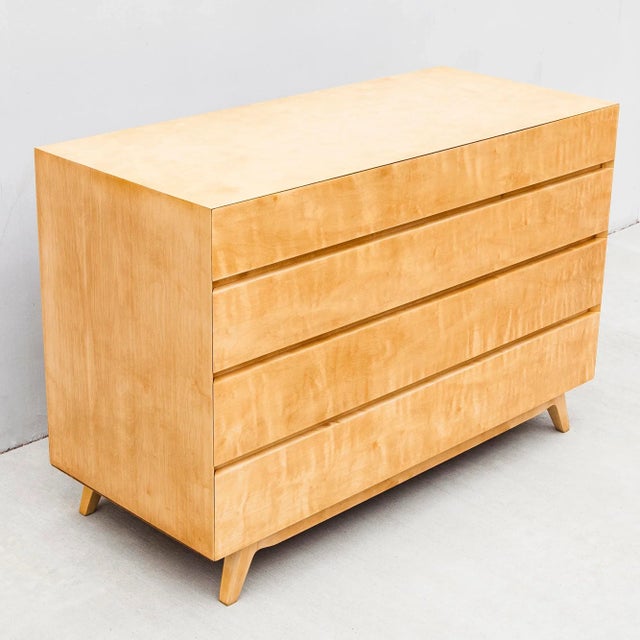 1950s Mid Century Modern Maple Dresser / Commode by Edmond Spence For Sale - Image 11 of 12