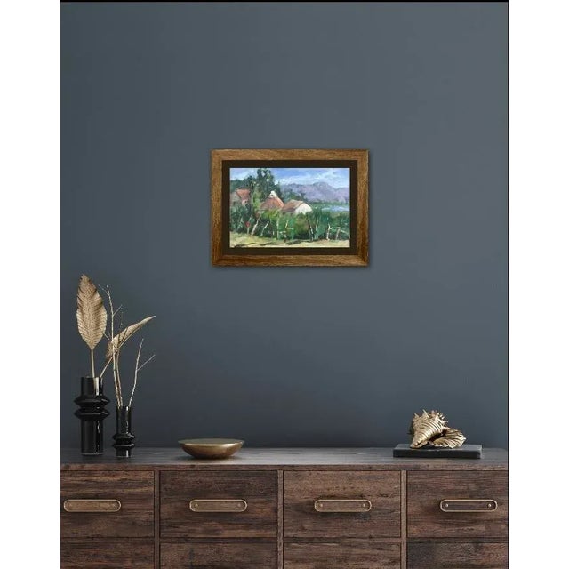 Contemporary Modern Impressionist Style, Original Plein Air Oil Landscape For Sale - Image 3 of 6