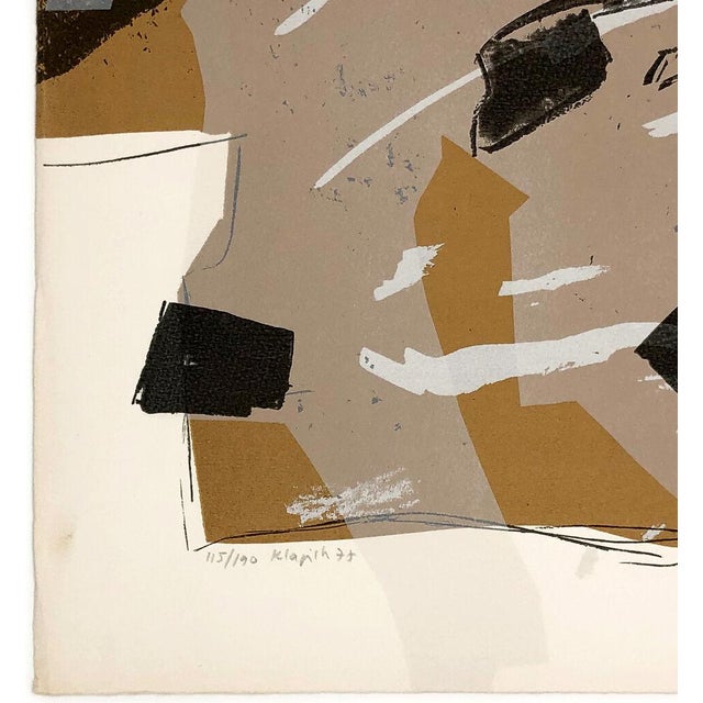 Lithograph in colors on arches paper. Hand signed and numbered by Liliane Klapisch. Edition 115/190. From the "Ten...