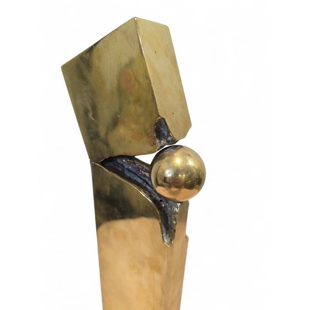 Abstract Bronze Sculpture, 1970s For Sale - Image 9 of 13