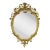 Gilded French Louis XV Mantle Buffet Wall Mirror circa 1920 For Sale