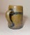 American Rare Antique 19th Century Cobalt Glazed Stoneware Pottery Dining Mug Cup Jug For Sale - Image 3 of 9