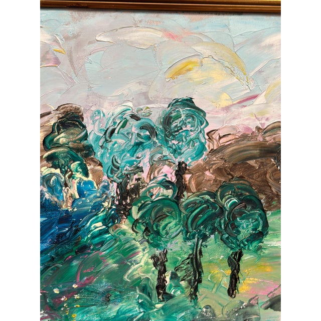 Norvy, Forest, 1994, Oil on Canvas, Framed For Sale - Image 6 of 18