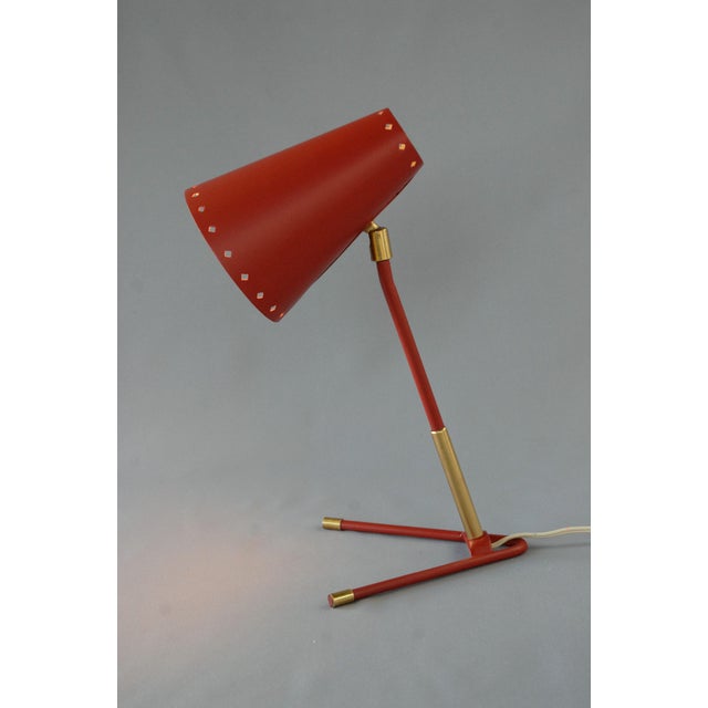 Metal Table Lamp from Boréns Borås, Sweden, 1950s For Sale - Image 7 of 15