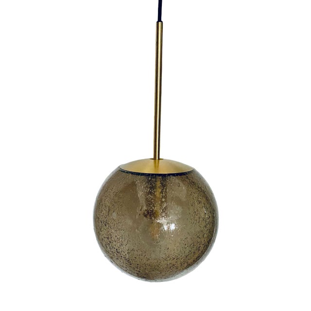 Mid-Century Globe Air Bubbles Ball Hanging Lamp from Peill & Putzler, 1960 For Sale