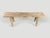 Andrianna Shamaris Wabi Sabi Teak Wood Bench For Sale - Image 4 of 5