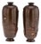 Antique Japanese Meiji Inlaid Bronze Ovoid Vases by Miyabe, 19th Century, Set of 2 For Sale