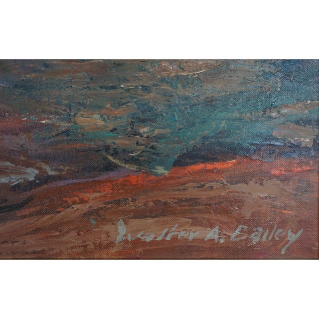 Post War American Impressionist Southwest Landscape "Taos Splendor" by Walter A. Bailey For Sale - Image 15 of 16