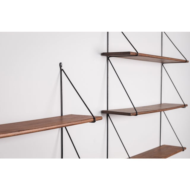 Minimalistic Wooden Shelving Units, 1960s, Set of 2 For Sale - Image 9 of 14