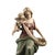 Bohemia Art Nouveau Ceramic Figures by H. Schubert for Royal Dux, 1890s, Set of 2 For Sale - Image 6 of 13