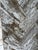 Gray Stone Herringbone Pedestal With Sculptural Geometric Inlay For Sale - Image 9 of 9