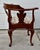Statesville Co Mahogany Corner Chair Vintage Queen Anne Style Accent Slip Seat For Sale - Image 9 of 16