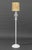 Late 20th Century Modern White Painted Wrought Iron Floor Lamp For Sale - Image 5 of 7