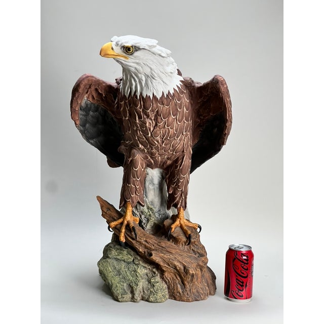 Mid 20th Century Rare Kaiser Porcelain American Bald Eagle Sculpture Limited Edition No. 12/200, W. Germany For Sale - Image 15 of 15