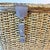 1980s Vintage Boho Chic Arts & Crafts Coastal Large Woven Jute Wicker & Bentwood Storage Lidded Basket For Sale - Image 17 of 18