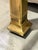 Brass Vintage Mastercraft Attributed Mid-Century Modern Brass and Glass Rectangular Console Table For Sale - Image 8 of 8