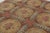 Late 18th Century Antique 19th Century Aubusson Square Rug With Bold Floral Medallion - Rug & Kilim For Sale - Image 5 of 11