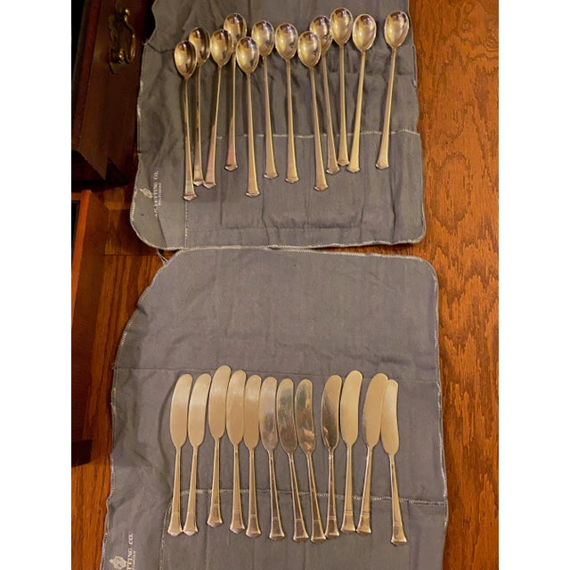 Tiffany and Co. Exquisite Sterling Silver 1970's Tiffany & Co. Windham Flatware Service for 12 + Serving Pieces - 114 Pieces - No Monogram For Sale - Image 4 of 16