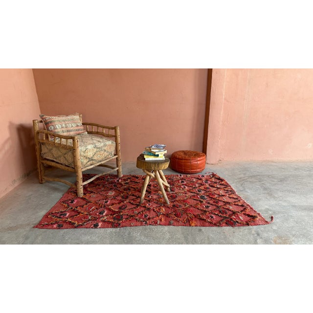 Tribal 1980s Moroccan Kilim Talsint Rug - 6.6 X 3.97 Ft For Sale - Image 3 of 10