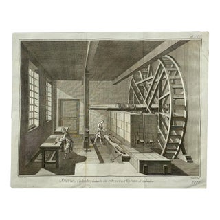 Antique Diderot Industrial Engraving For Sale