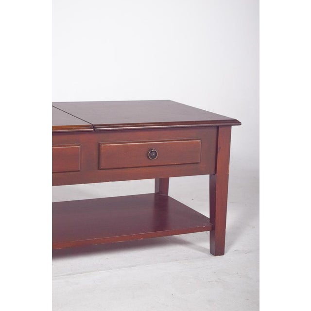Rectangular Coffee Table with Hinged Top, 1950s For Sale - Image 3 of 15