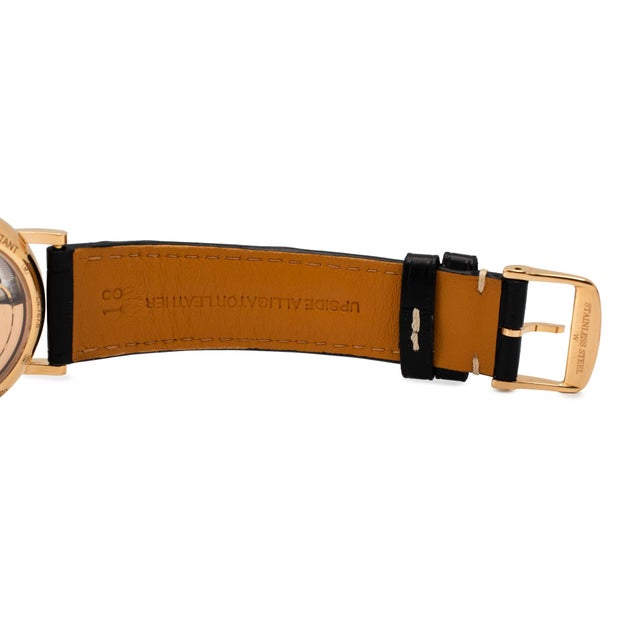 Gold Longines Présence Heritage 34mm l4.767.8 White Dial 18k Yellow Gold Watch For Sale - Image 8 of 11
