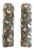 Mid-Century Modern Murano Glass Sconces with Floral Motifs from Seguso, 1970s, Set of 2 For Sale