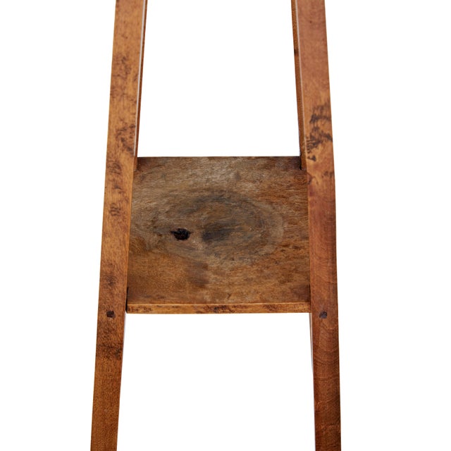 Pair of late 19th Century rustic oak pedestal stands circa 1890. Rustic made pair of scandinavian pedestals. 6.5″ square...