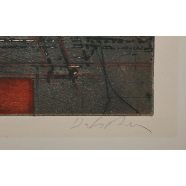 Karl Fred Dahmen, Semiotische Komposition, Aquatint Etching For Sale - Image 4 of 6