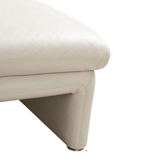 Leather Corner Sofa in Cream Beige with Manual Function by Willi Schillig For Sale - Image 9 of 18