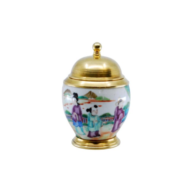 Porcelain Pot with Scenes For Sale - Image 11 of 11