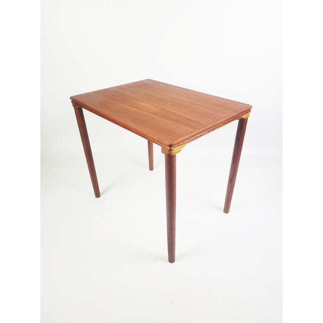 Vintage Side Table in Teak, 1950s, in Good conditions. Designed 1960 to 1969