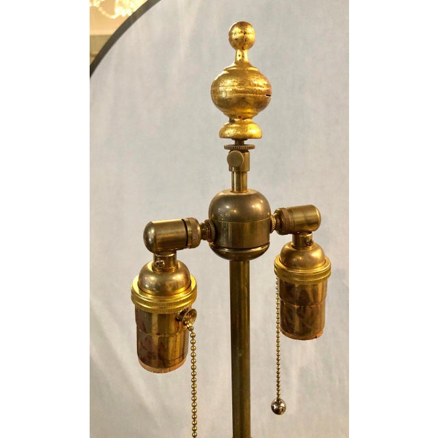 Hollywood Regency Tulip Form Solid Bronze Floor Standing or Tall Lamp